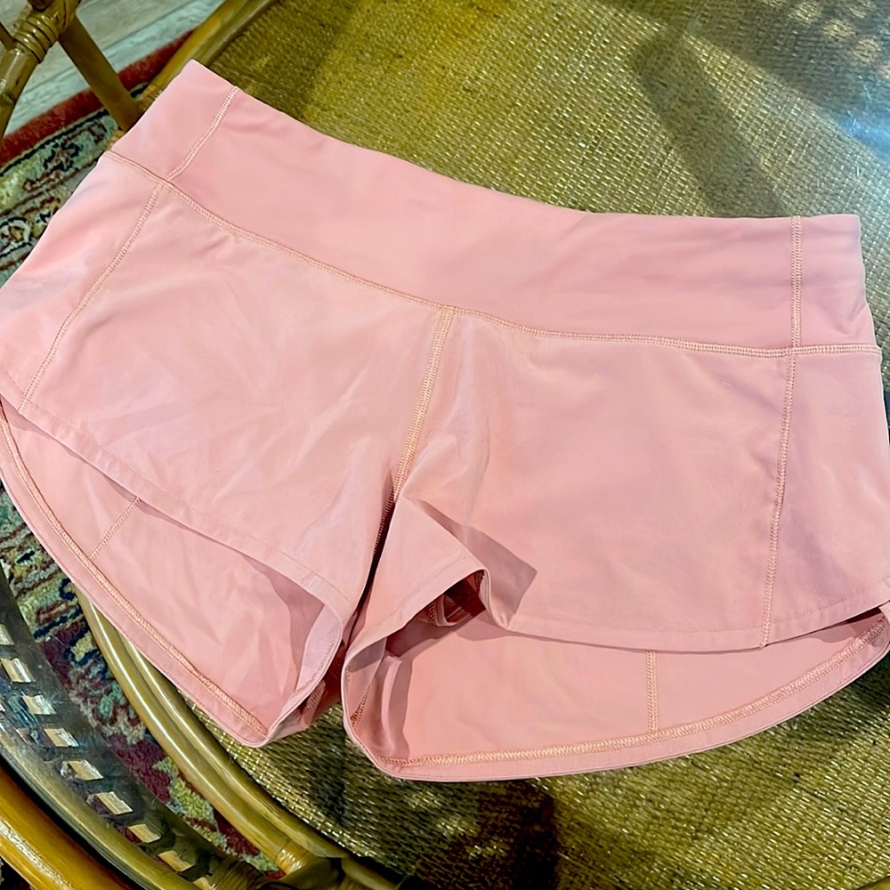 Size 6 speed up 2” shorts- lululemon spiced chai